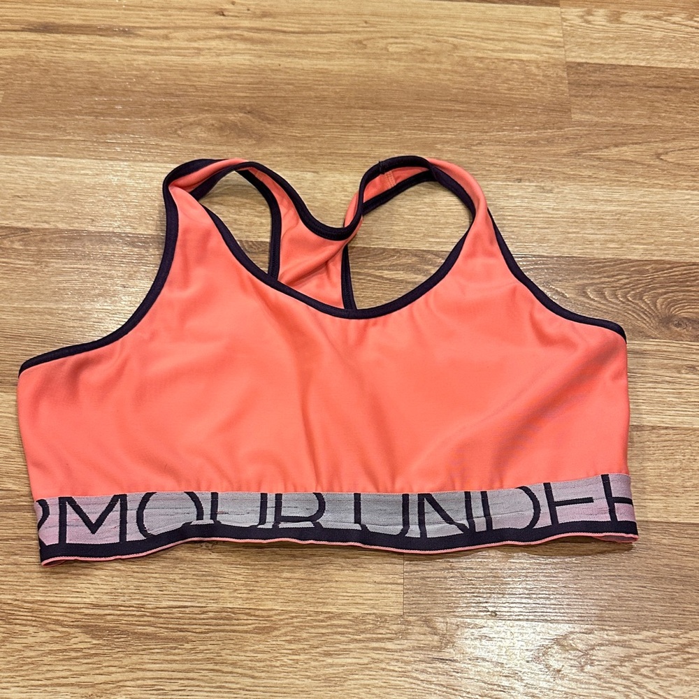 Under Armour Coral Sports Bra